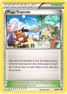 Carte Pokémon Plage Tropicale BW28 Promo BW