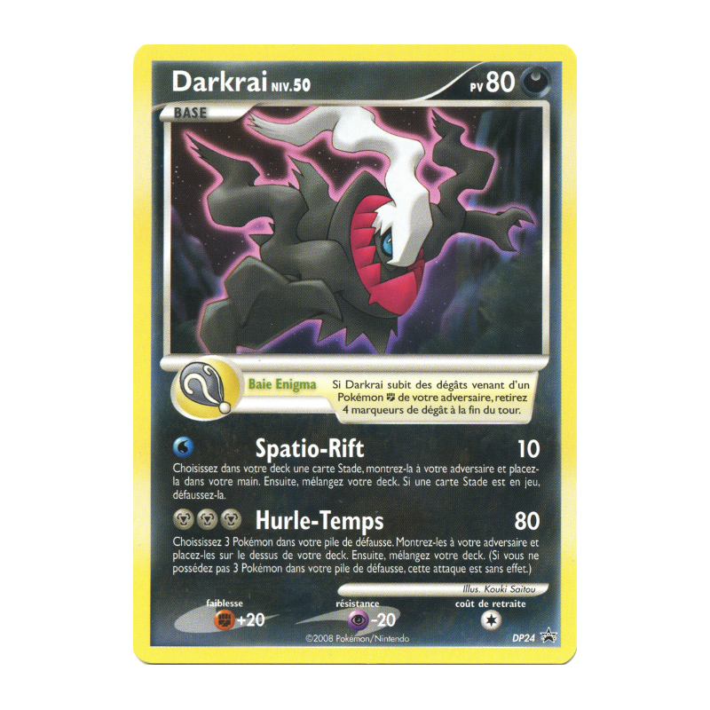 Carte Pokémon Darkrai DP24 Promo DP