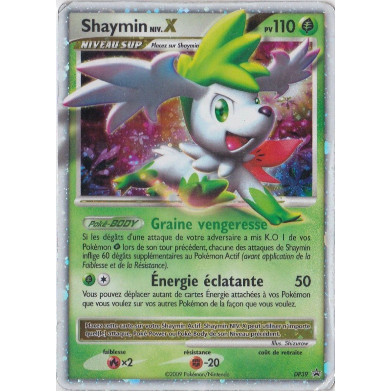 Carte Pokémon Shaymin NIV.X DP39 Promo DP