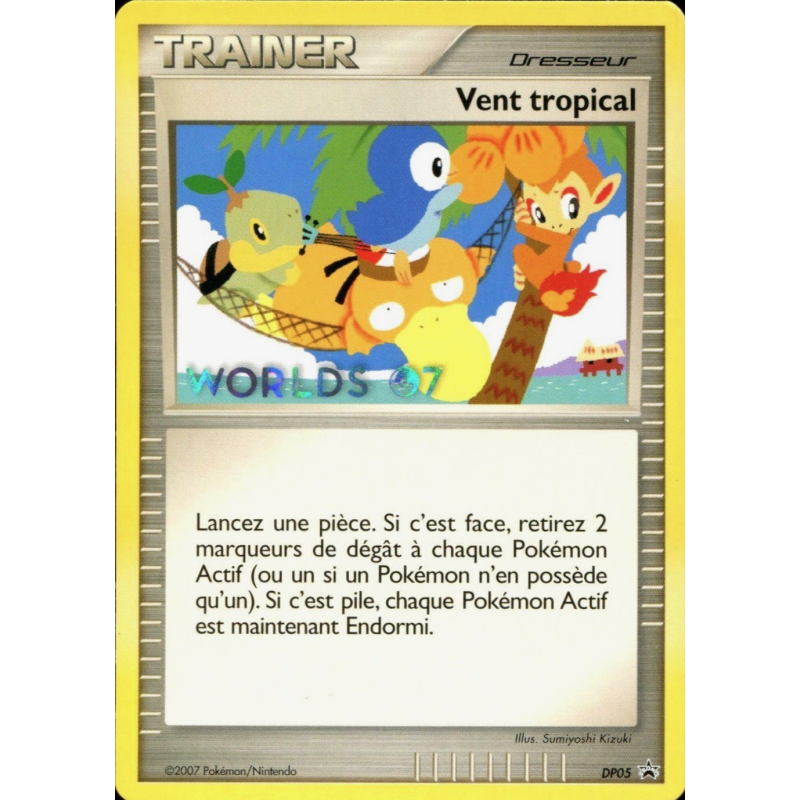 Carte Pokémon Vent tropical DP05 Promo DP
