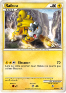 Carte Pokémon Raikou HGSS19 Promo HGSS