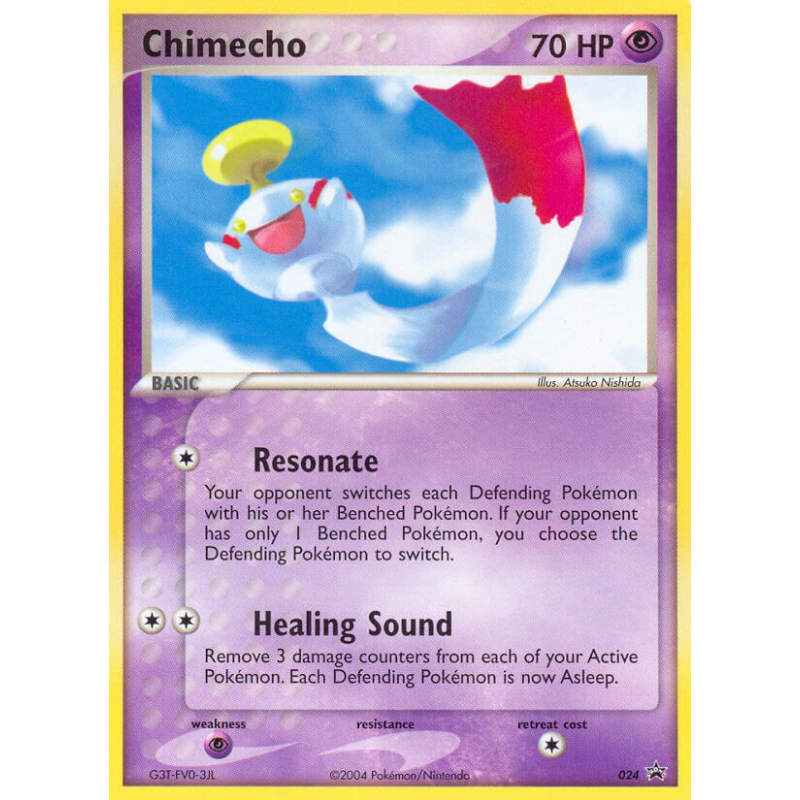 Carte Pokémon Chimecho 24 Promo Nintendo