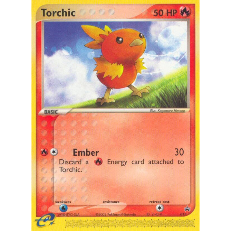 Carte Pokémon Torchic 17 Promo Nintendo