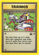 Carte Pokémon Computer Error 16 Promo Wizards