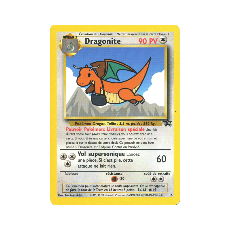 Carte Pokémon Dragonite 5 Promo Wizards