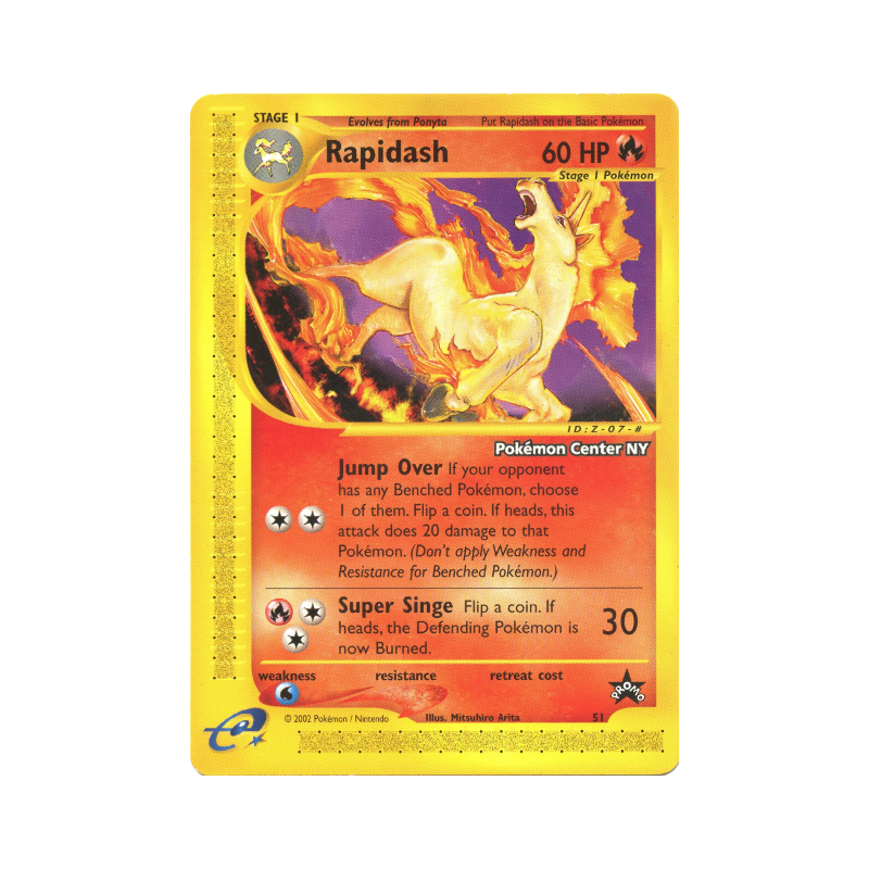 Carte Pokémon Rapidash 19/2 Promo Wizards