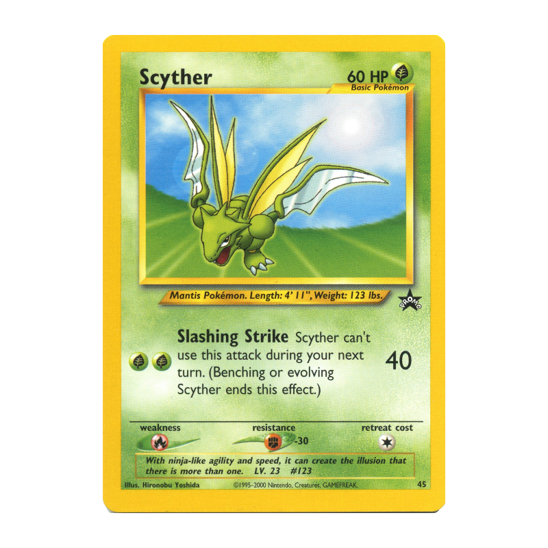 Carte Pokémon Scyther 45 Promo Wizards