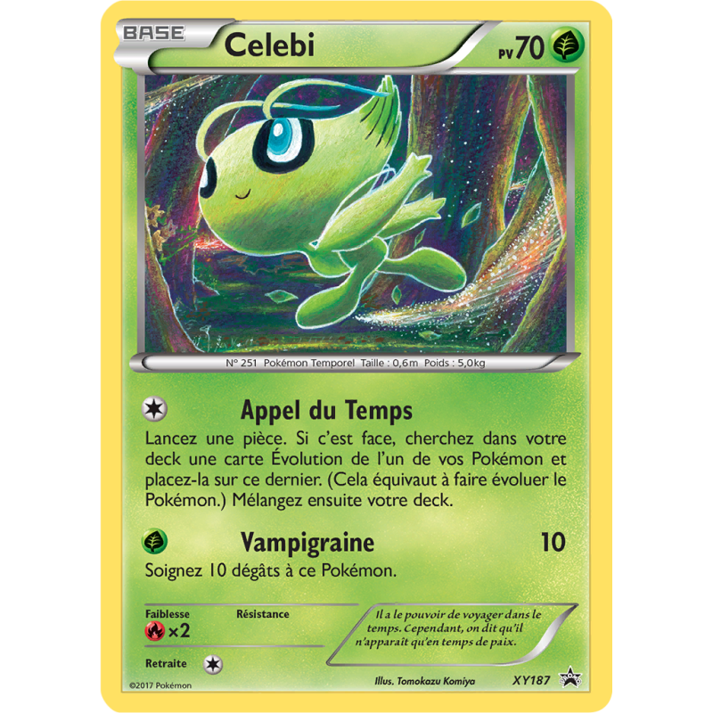 Carte Pokémon Celebi XY187 Promo XY