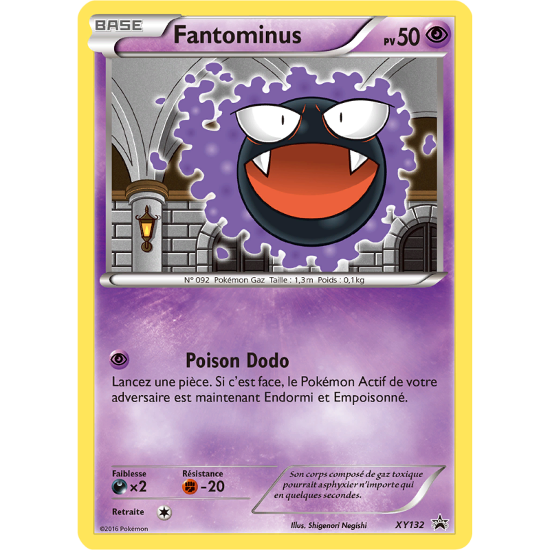 Carte Pokémon Fantominus XY132 Promo XY
