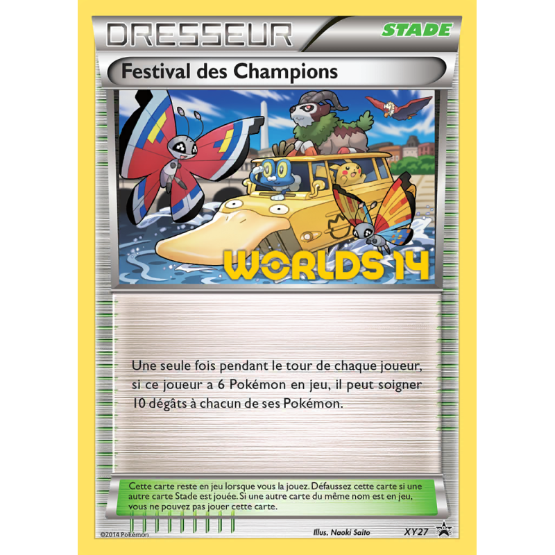 Carte Pokémon Festival des Champions XY27 Promo XY