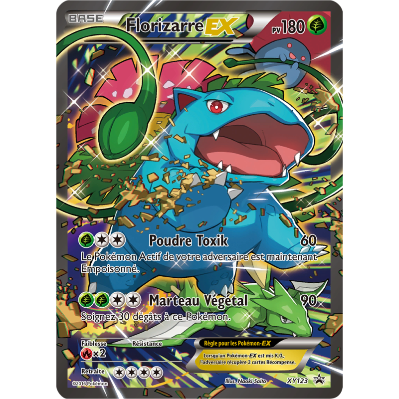 Carte Pokémon Florizarre-EX XY123 Promo XY