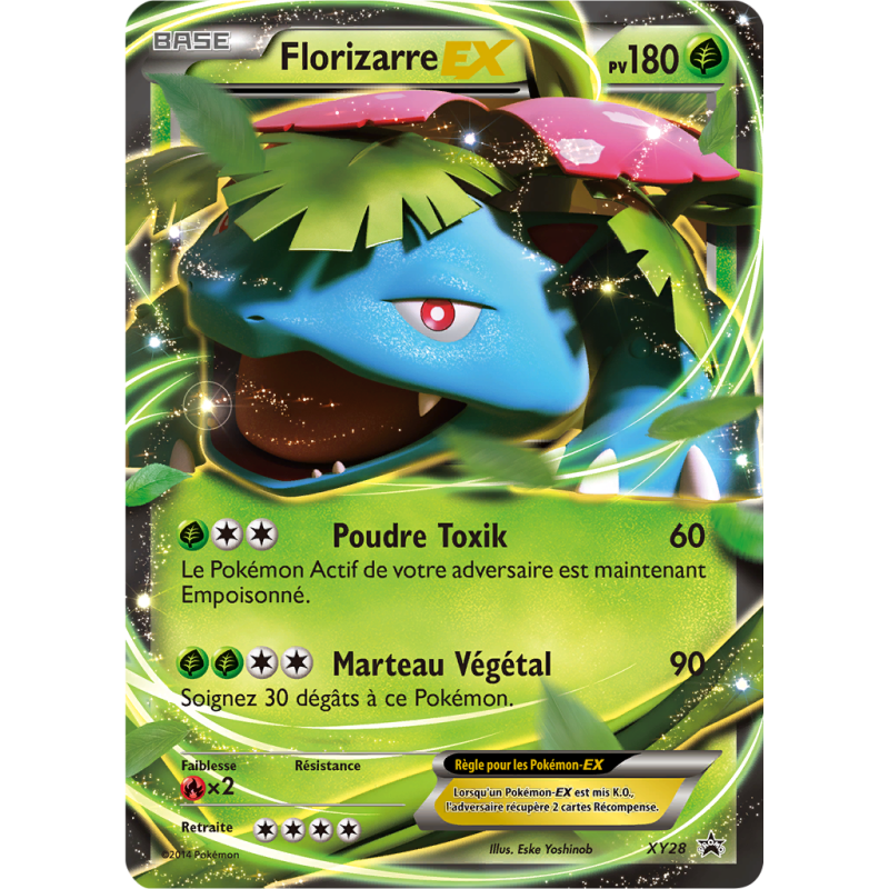 Carte Pokémon Florizarre-EX XY28 Promo XY