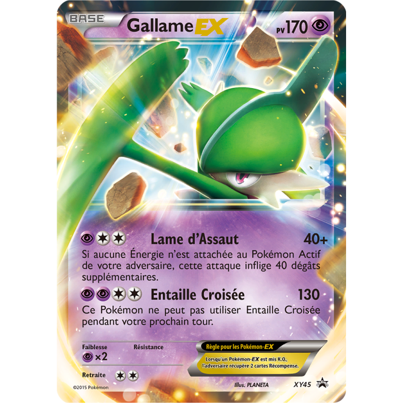 Carte Pokémon Gallame-EX XY45 Promo XY