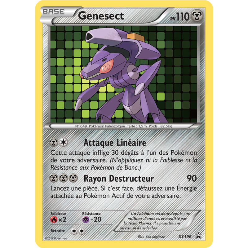 Carte Pokémon Genesect XY196 Promo XY