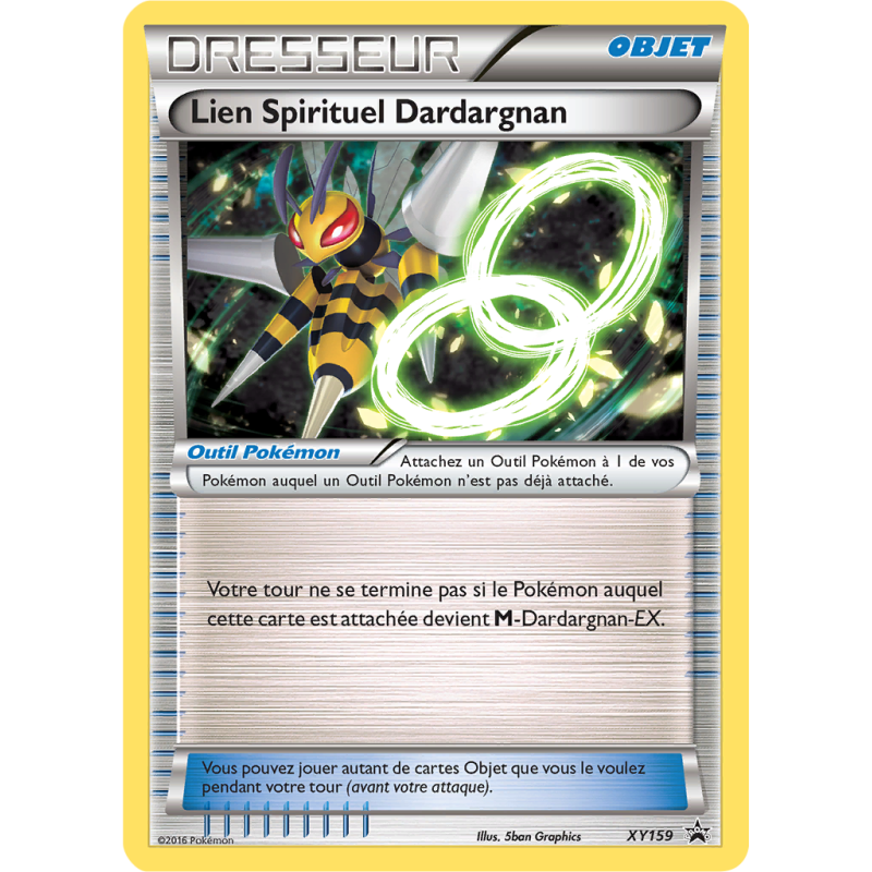 Carte Pokémon Lien Spirituel Dardargnan XY159 Promo XY