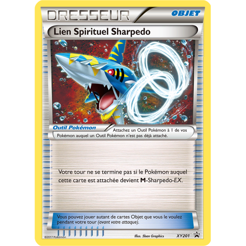 Carte Pokémon Lien Spirituel Sharpedo XY201 Promo XY