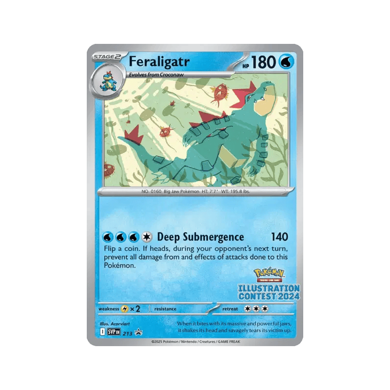 Carte Pokémon Feraligatr 213 Promo SV