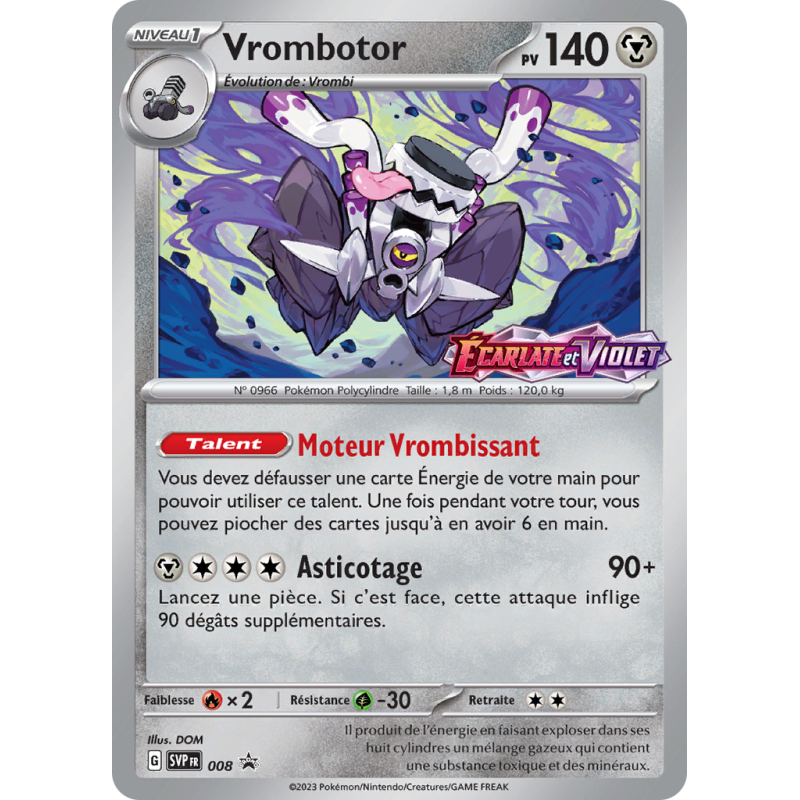 Carte Pokémon Vrombotor 8 Promo SV