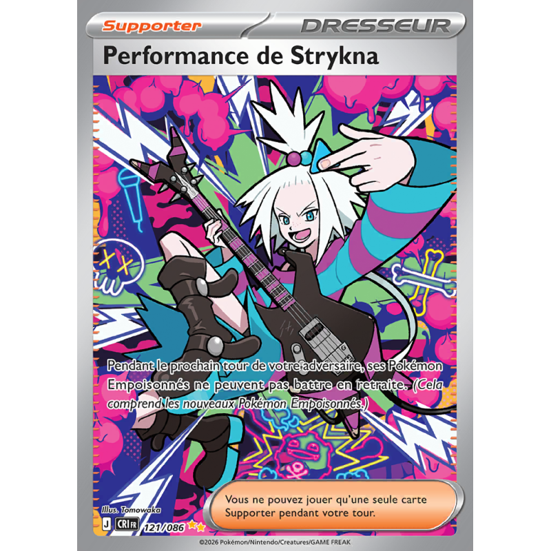 Carte Pokémon Performance de Strykna 121/086 Alternative Chaos Ascendant